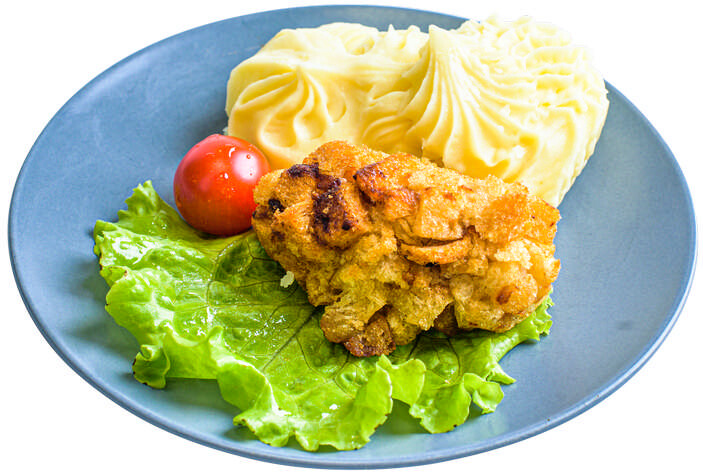 Котлета Пожарская с картофельным пюре, 300 г