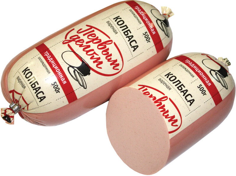 Колбаса Первым делом Традиционная вареная, 500 г