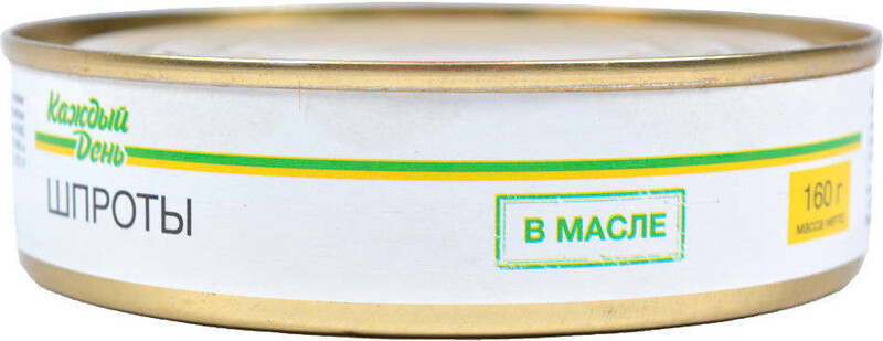 Шпроты «Каждый День» в масле, 160 г