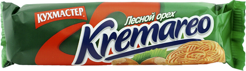 Печенье Кухмастер Kremareo лесной орех 100 г