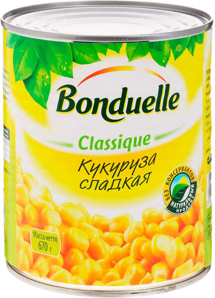 Кукуруза Bonduelle сладкая 670 г