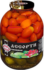Ассорти овощное Скатерть-Самобранка, 3 л