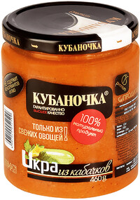 Икра из кабачков «Кубаночка», 500 г