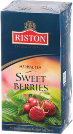 Чайный напиток Riston сладкие ягоды, 25 пакетиков