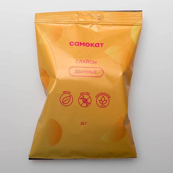 Чипсы фруктовые Самокат дынные слайсы, 25 г