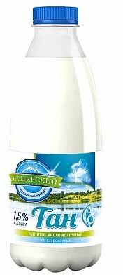 Тан 1,5 % Кавказский молочник, 900 мл., ПЭТ