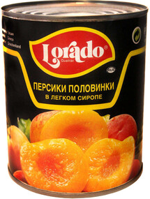 Персики Lorado половинки, 850 мл