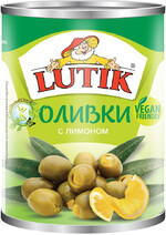 Оливки Lutik с лимоном, 280мл