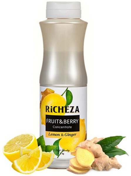 Концентрат для напитков 1 кг, Лимон-Имбирь