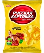 Чипсы Русская картошка курица, 95 гр., флоу-пак