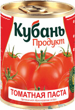 Бакалея Кубань продукт Томатная паста 25% 140 гр., ж/б (50)
