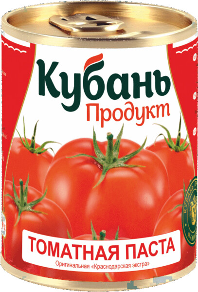 Бакалея Кубань продукт Томатная паста 25% 140 гр., ж/б (50)