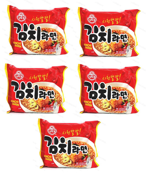 Лапша Ottogi, быстрого приготовления со вкусом Кимчи Рамен, 120 гр., флоу-пак