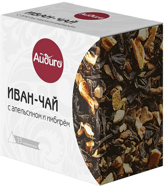 Иван-чай с апельсином и имбирем 15 пак, - 30 гр