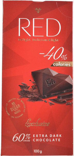 Шоколад Red Exclusive Экстра темный 60% какао, 100г