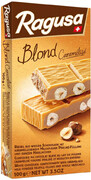 Шоколад Ragusa Blond Белый с трюфельной начинкой и целыми лесными орехами 100г