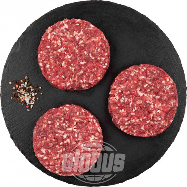 Гамбургер говяжий Глобус 2 штуки, 1 упаковка (300-500 г)