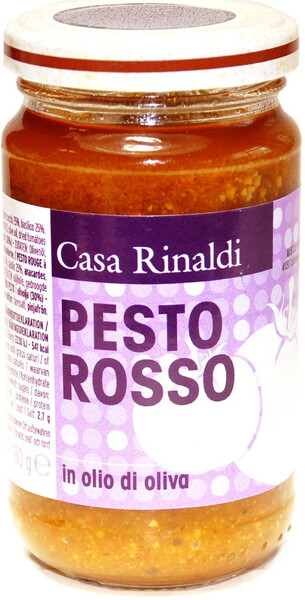 Крем-паста CASA RINALDI песто Rosso в оливковом масле   180г