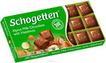 Шоколад молочный Schogetten с лесными орехами 100г