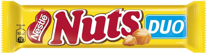 Батончик Nuts шоколадный 66 г
