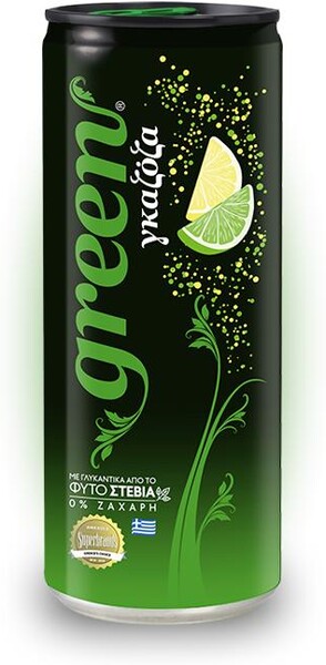 Напиток Green Lemon Lime 330 мл., жестяная банка