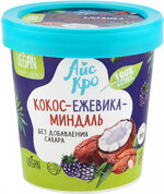 Десерт АйсКро взбитый замороженный на растительной основе кокос ежевика миндаль без сахара 310 г