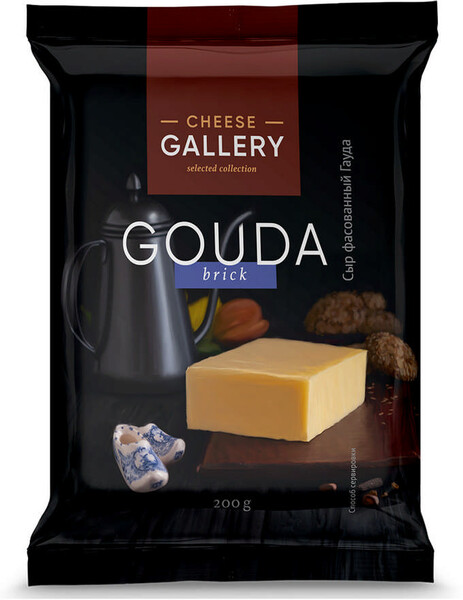Сыр полутвердый Cheese Gallery Гауда 49% 200 г