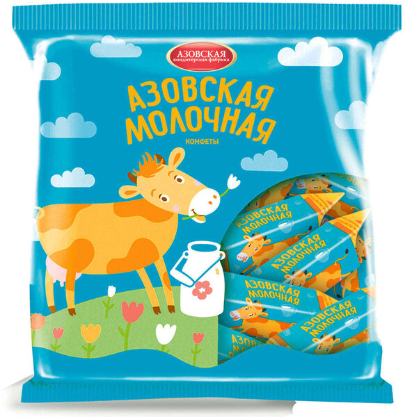Конфеты Азовская кондитерская фабрика коровка 