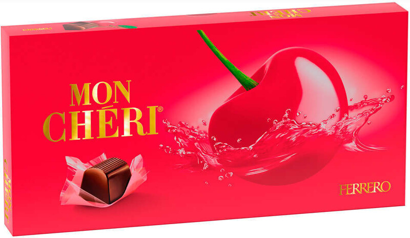 Конфеты Ferrero Mon Cheri с вишней и ликером 0,157кг
