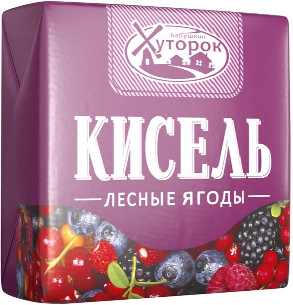 Напитки Хуторок Лесные ягоды 180 гр. брикет (20)