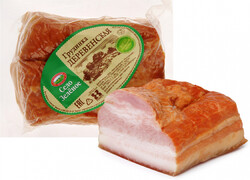 Грудинка из свинины варено-копченая Село Зеленое Деревенская 300 г