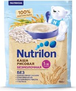 Каша рисовая Nutrilon безмолочная быстрорастворимая с 4 месяцев 180 г