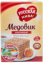 Пирог песочный «Русская Нива» Медовик классический, 420 г