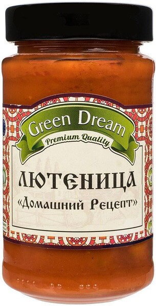 Лютеница Green Dream Домашний Рецепт Болгария , 250 гр, стекло