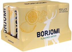 Напиток Borjomi Flavored Water Цитрусовый микс-Имбирь без сахара 330мл