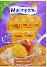 Мистраль Каша овсяная манго-персик к/уп