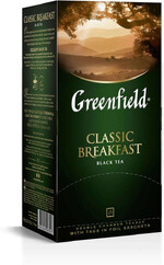 Чай Greenfield Classic Breakfast черный 25 пакетиков по 2 г