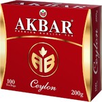 Чай Akbar Ceylon черный, 100шт