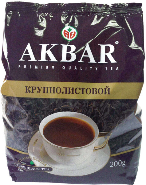 Чай AKBAR «Классическая Серия» черный крупнолистовой, 200 г