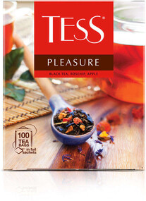 Чай Tess Pleasure черный 100 пакетиков по 1.5 г