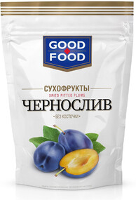 Сухофрукты Good Food чернослив сушеный, 200 гр.