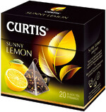 Чай Curtis Sunny Lemon черный листовой 20 пирамидок по 1.7 г