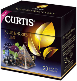 Чай Curtis Blue Berries Blues черный листовой 20 пакетиков по 1.8 г