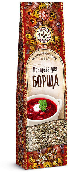 Приправа для борща (русская коллекция) 20 г пряности / специи / овощи сушеные / продукты / для супа