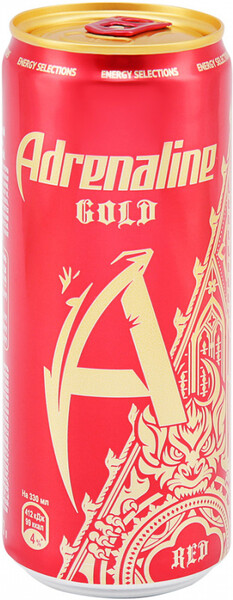 Напиток Adrenaline Gold энергетический Вишня 330мл