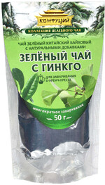 Чай зеленый «Конфуций» с гинкго листовой, 50 г
