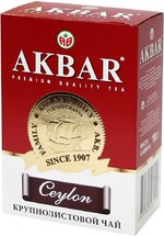 Чай Akbar Ceylon черный крупнолистовой 100 г