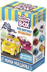 Игрушка с конфетами Сладкая Сказка Happy Box Мини-машины