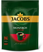 Кофе Jacobs Monarch Intense натуральный растворимый сублимированный, 150 г