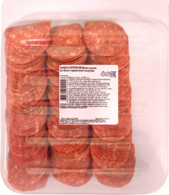 Колбаса сырокопченая Пепперони Черкизово нарезка, 500г